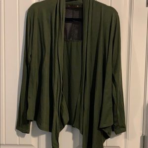 Cardigan with Mesh back
